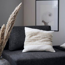 Load image into Gallery viewer, Yarn Light Brown Cushion Cover