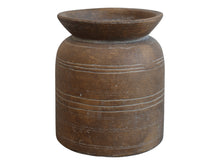 Load image into Gallery viewer, Striped Brown Vase
