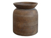 Load image into Gallery viewer, Striped Brown Vase