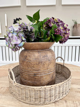 Load image into Gallery viewer, Striped Brown Vase