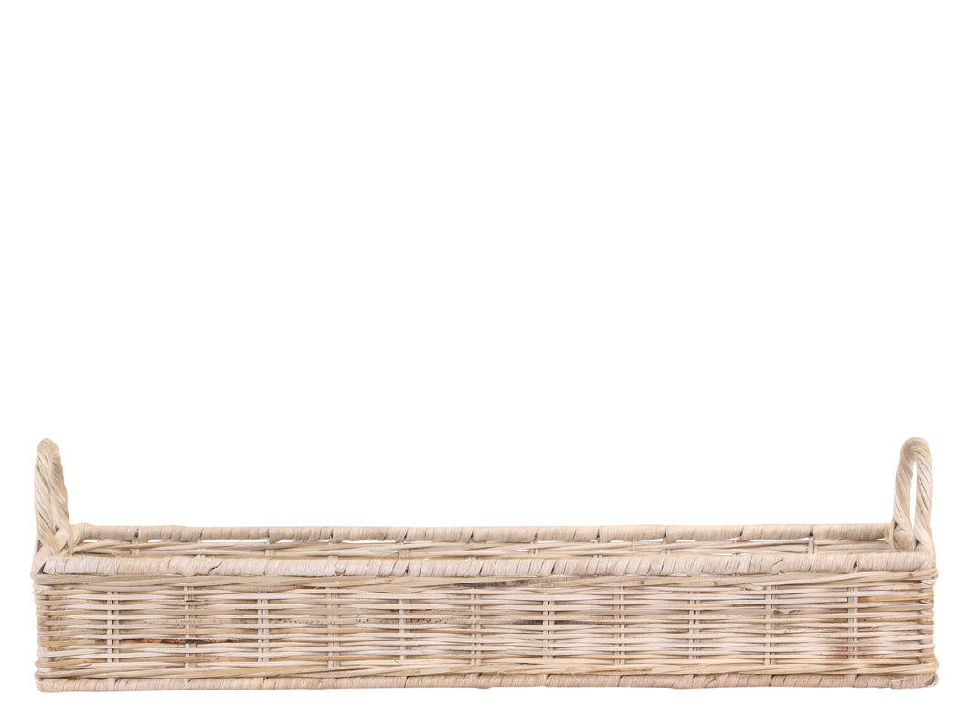 Rectangle Wicker Tray with Handles