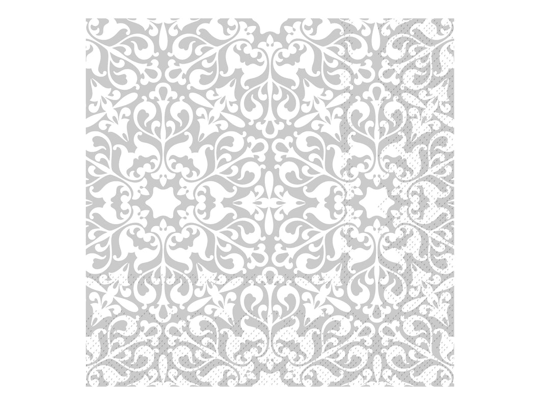 Paper Napkin Grey Pattern