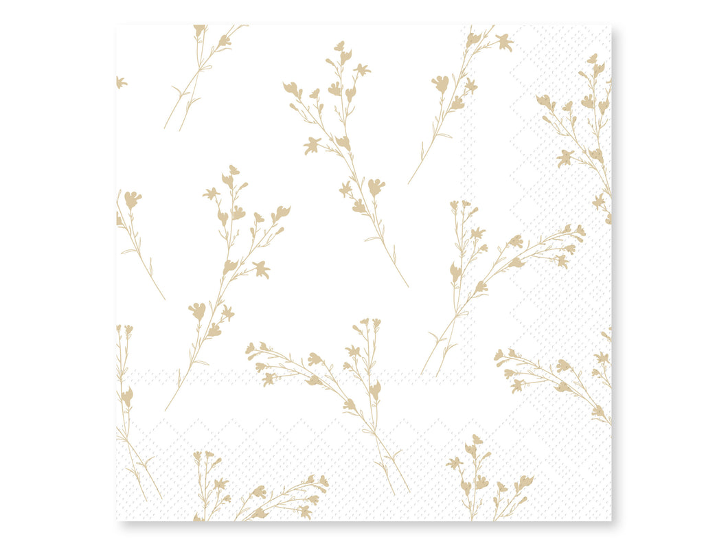 Paper Napkin Honey Flower Print