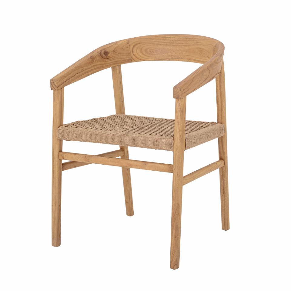 Braided Light Oak Dining Chair