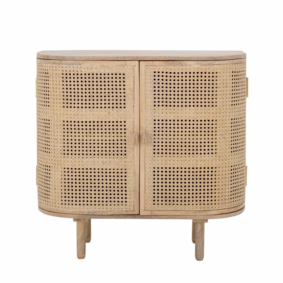 Cane Curved Cabinet