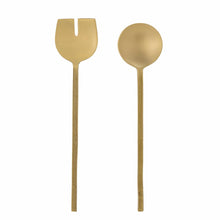 Load image into Gallery viewer, Set of Salad Servers Gold (Set of 2)
