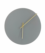 Load image into Gallery viewer, Grey Wall Clock Watch
